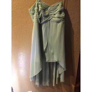 24W David’s bridal high low chiffon dress